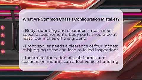 What Are Common Chassis Configuration Mistakes? - Pit Stop Chronicles