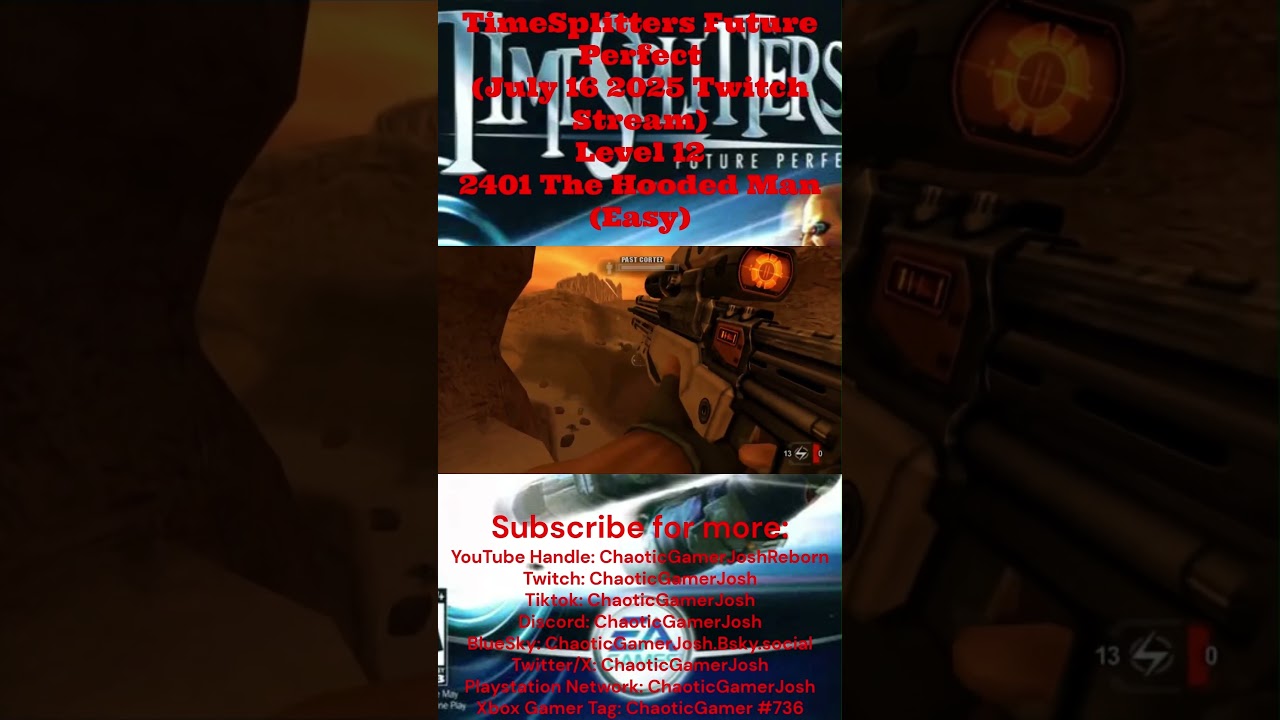 TimeSplitters; Future Perfect (July 16th 2025 Twitch Stream) - Shorts 82