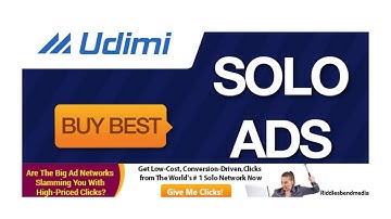 Udimi Solo Ads Tutorial