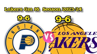 Hield goes off for 63% from 3 ( Pacers vs. Lakers ) NBA Hoop League Season 2023-24 GM 16