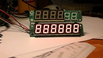 7segment Display Board SPI Test