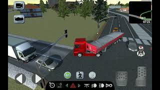 TIR MAKASLADI ZOR ANLAR Cargo simülasyon  ile emir yük taşıyor. araba makasladı. screenshot 5