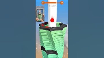 Level 485 - Stack ball#shorts #satisfyinggames #gaming2025