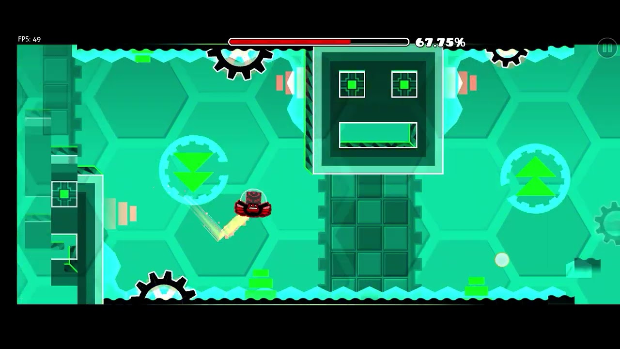 Blast Processing Geometry Dash gameplay - YouTube
