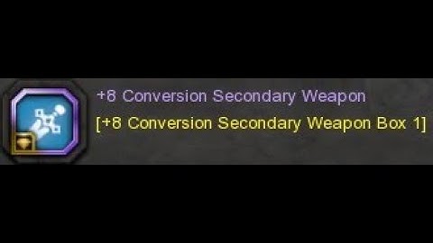 Enhance Conversion Secondary Weapon Box - Dragon Nest Sea