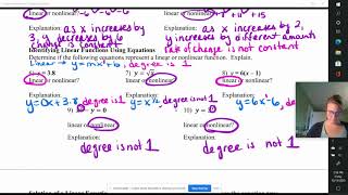3-2 Linear Functions CP Notes