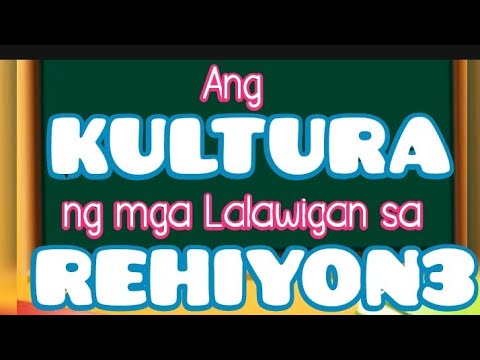 Ang KULTURA ng REHIYON 3 (Kulturang Materyal at Di-Materyal )--||Teacher ANNE ALFARO||