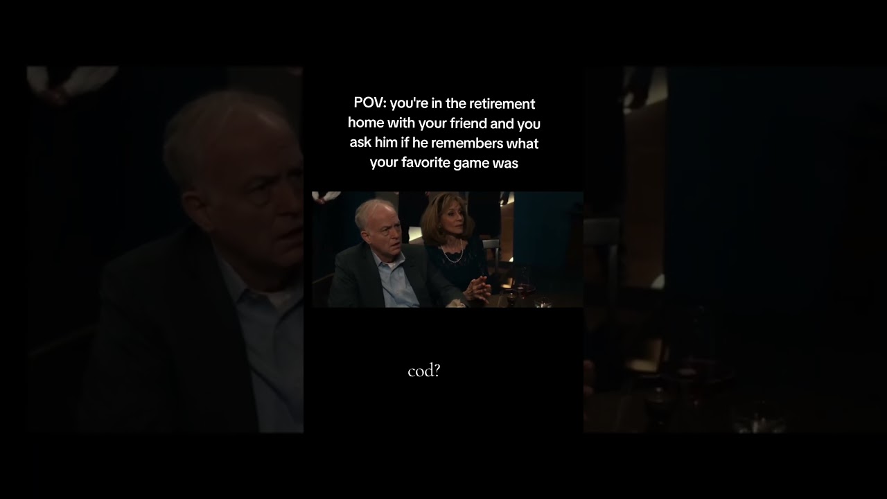 You and your friend in a retirement home #memes #gaming #cod #themenu