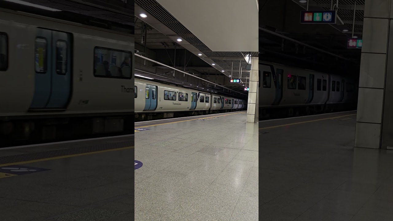 700015 departing St Pancras with a Thameslink service to Bedford