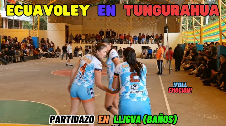😱★ECUAVOLEY EN LLIGUA (BAÑOS)★😱🇪🇨 ≛LAS VIVIS vs DIABLO≛🔥MUJERES vs HOMBRES 2023 TUNGURAHUA
