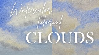 Paint Beautiful Watercolor Clouds the Easy Way!