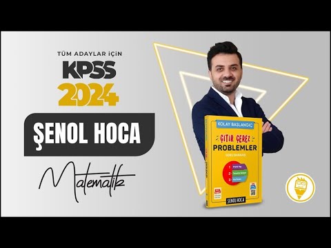 Şenol Hoca - Hareket Problemleri - Çıtır Çerez Problemler - Matematik (KPSS 2024)