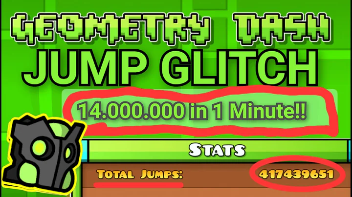 Geometry Dash Jump Glitch 14.000.000 Jumps Every Minute!!