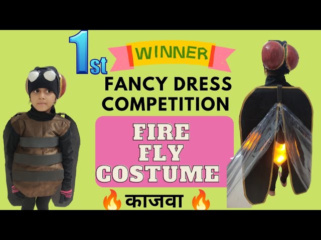 Fire Fly Costume Making, Fancy Dress Competition, Insect