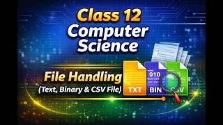 File Handling in Python 💻 | Read Write Append Explained | Class 12 CS