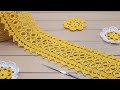 Ажурное ЛЕНТОЧНОЕ КРУЖЕВО вязание крючком мастер-класс Crochet Lace Braid Ribbon Tape Tutorial