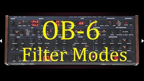 OB 6 Filter Modes