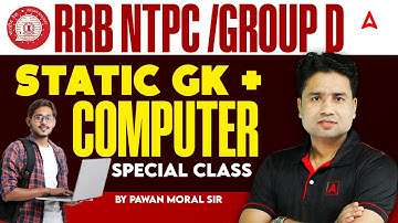 RRB NTPC & Group D Classes 2025 | Static GK + Computer | Important Questions | By Pawan Sir