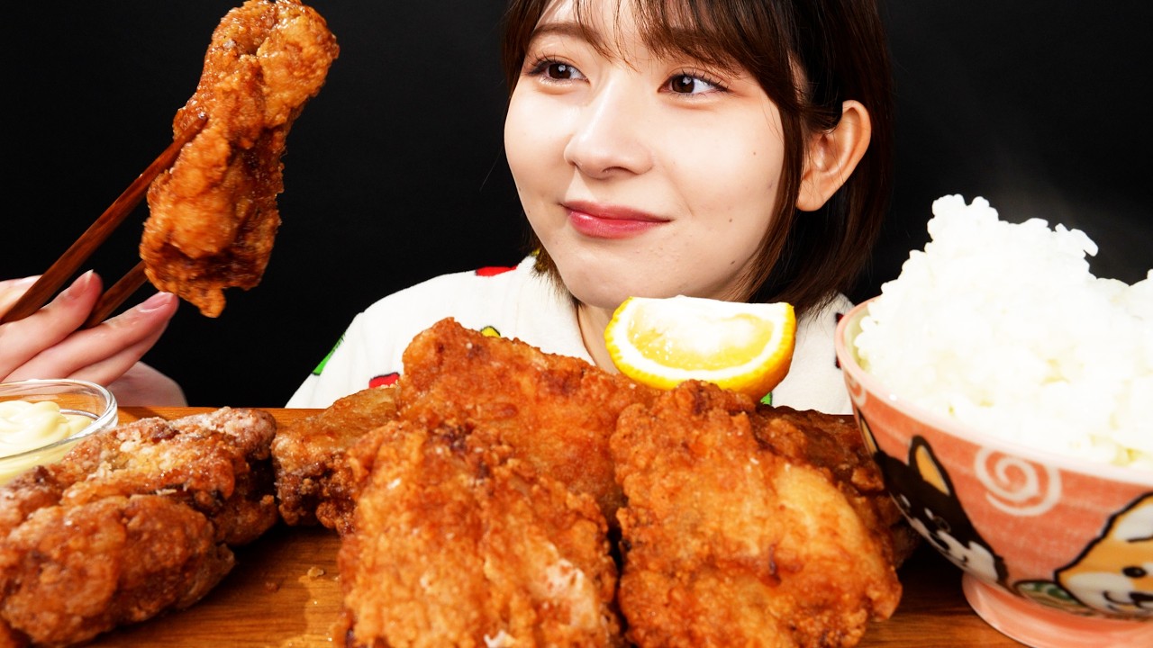 カリッじゅわ〜 大粒ニンニク醤油唐揚げ🧄 悪魔的だ👿