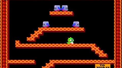 BUBBLE BOBBLE CLONE - gameplay - video snap - MAME Rom bublcave11