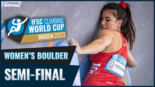 Women's Boulder semifinal || Innsbruck 2023