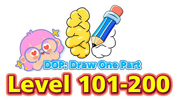DOP: Draw One Part - Level 101 - 200 Gameplay Walkthrough