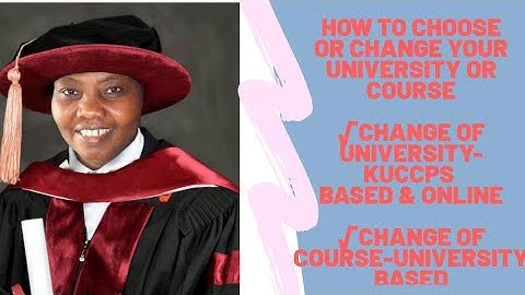 How to choose or change your  university or course.