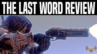 The Last Word Review:  Quest, Recoil Tips, and Review