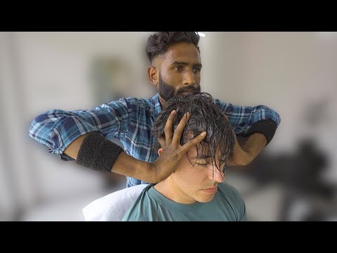 💈Finger Snapping & Body Massage ASMR in Nagpur Barbershop