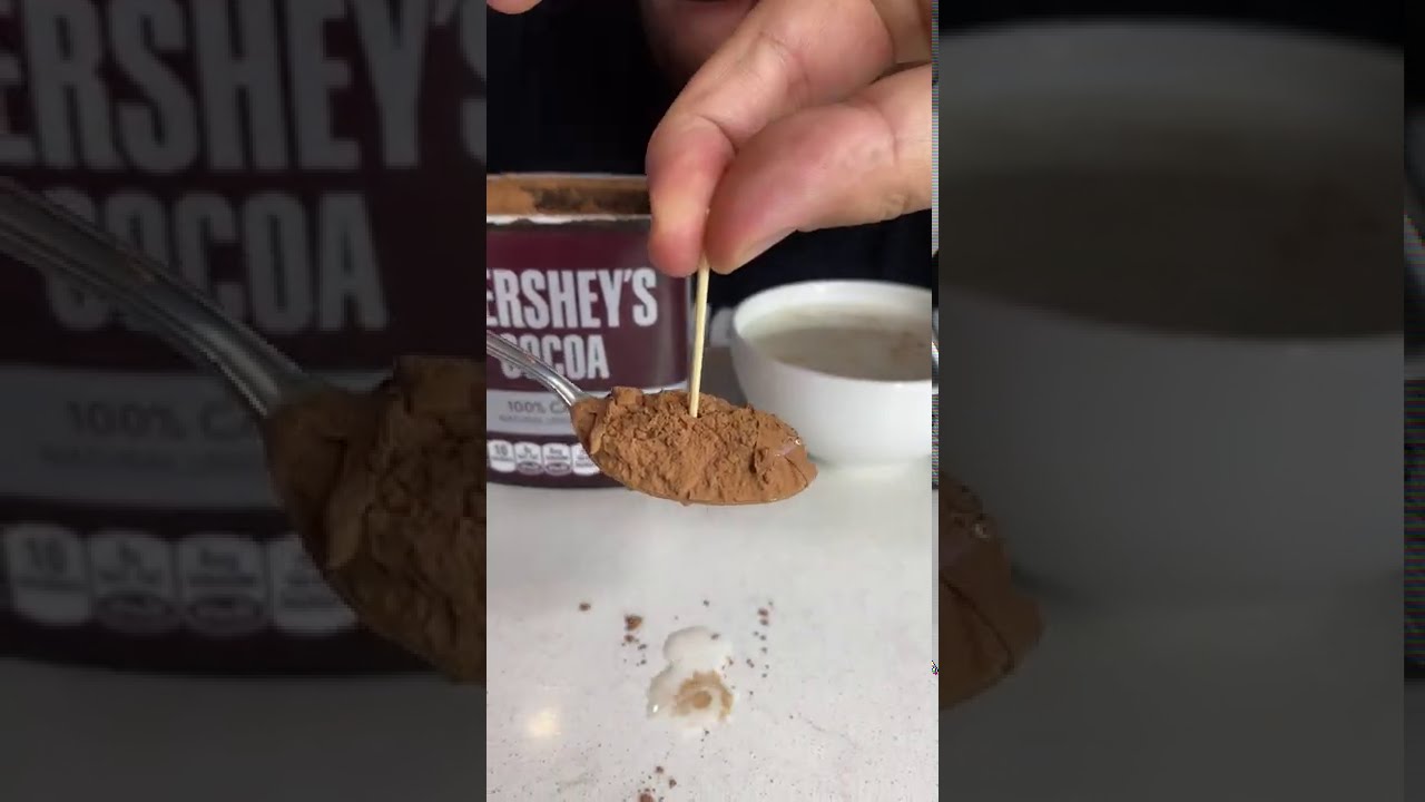 Cocoa Powder MAGIC TRICK! Shorts YouTube