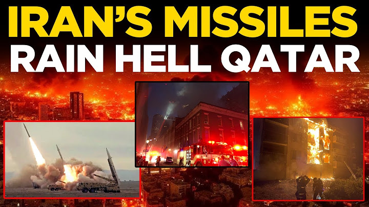 LIVE News | Iran Launches Missile Strike on US Base in Qatar, Doha in Flames | US News Live
