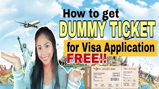 How to Book Dummy Ticket for  FREE for Visa Application-2022/#schengen#visa#travel