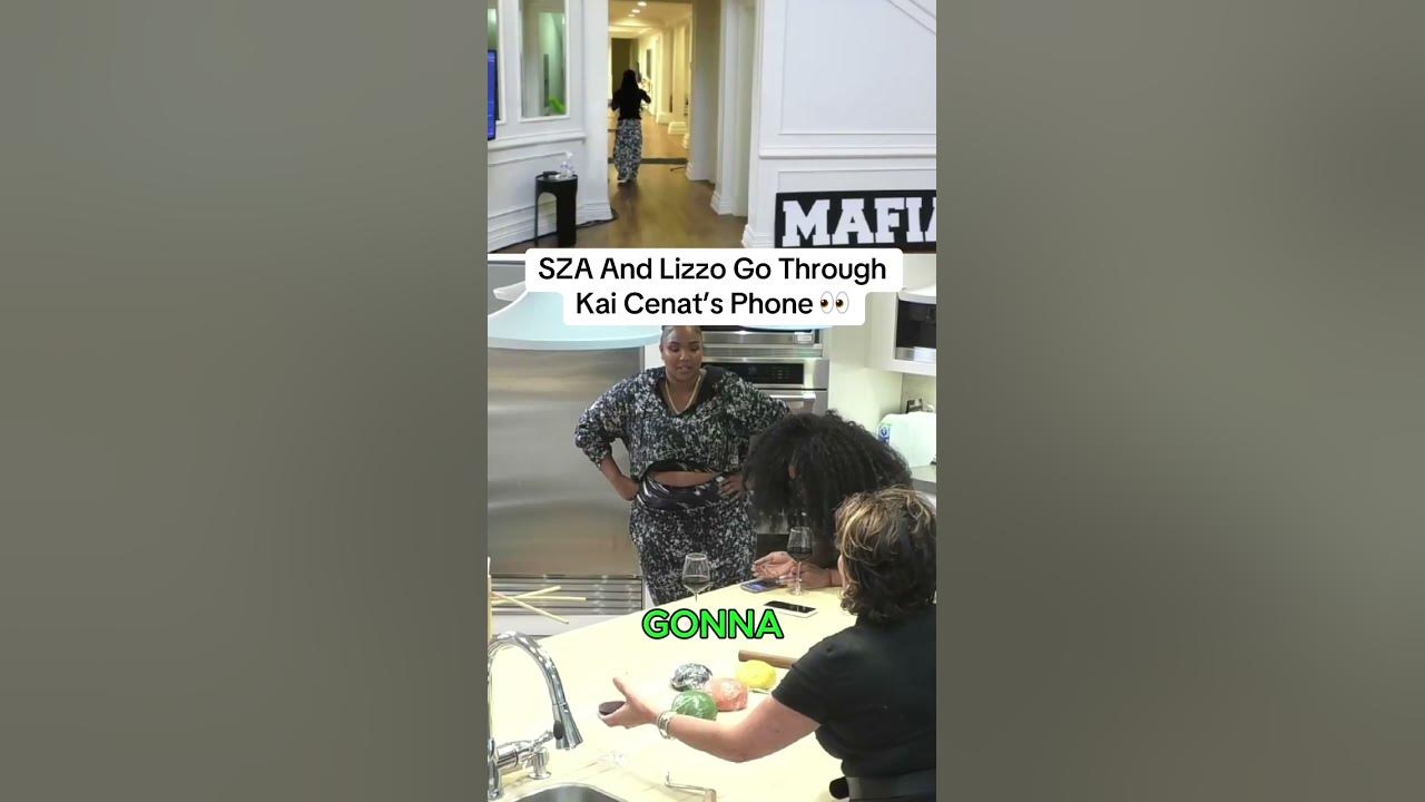 SZA And Lizzo Go Through Kai Cenat's Phone 👀 #kai #sza #lizzo #mafiathon2