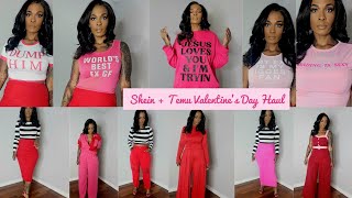 Huge Temu and Shein Valentine's Day Haul 2024 ❤️💜💕