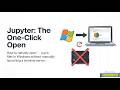 How to open ipynb files without launching a terminal server?