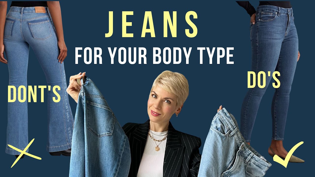 How To Find Jeans For Your Figure | Jeans For Your Body Type - YouTube