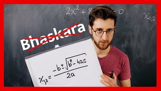 NUNCA uso la Fórmula de Bhaskara, y te explico porqué