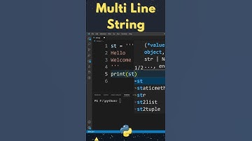 Multiline String in Python ! How to Create Multi Line String ? #shorts #shortsvideo