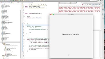 JavaFX Change Scenes 2