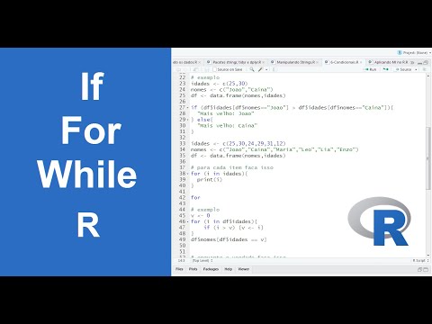 If, For e While na linguagem R (Curso para iniciantes - Aula 16)