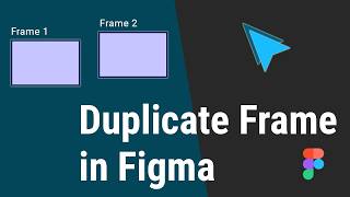 How to make a duplicate frame in Figma | How do you duplicate frames @TechnoSunita   #figmatutorial