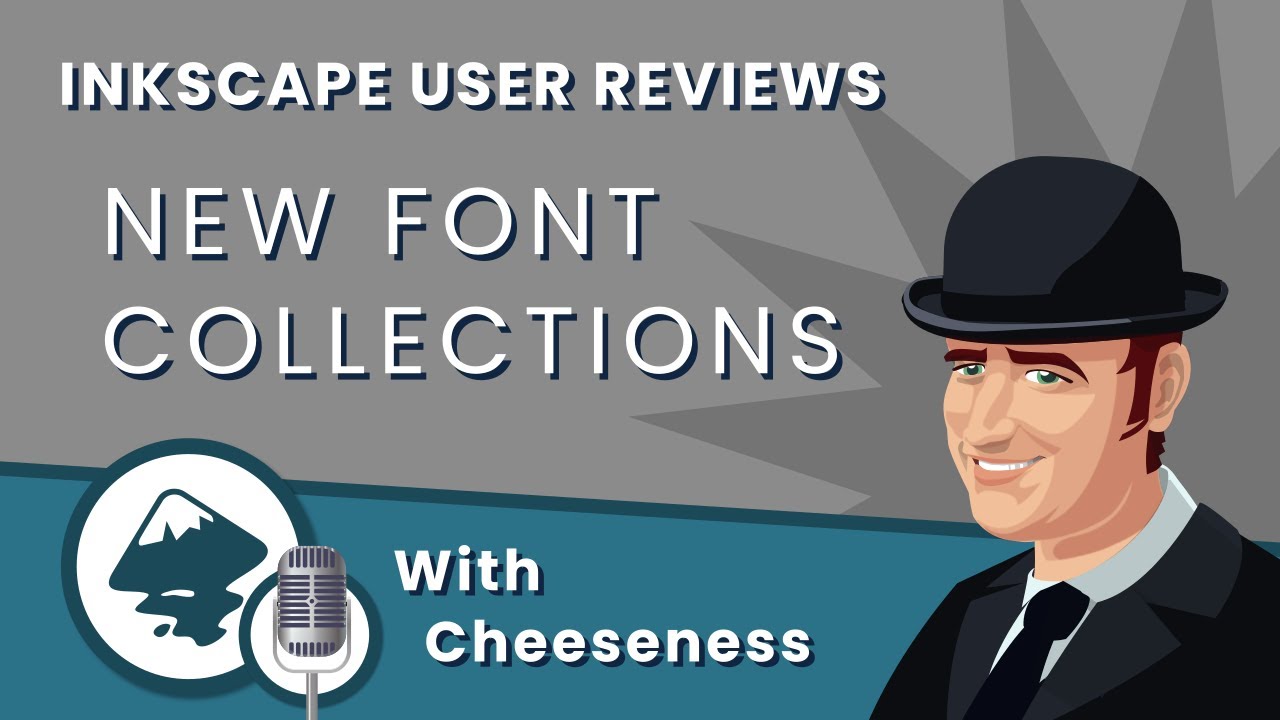 Review New Font Collections in Inkscape 1.3