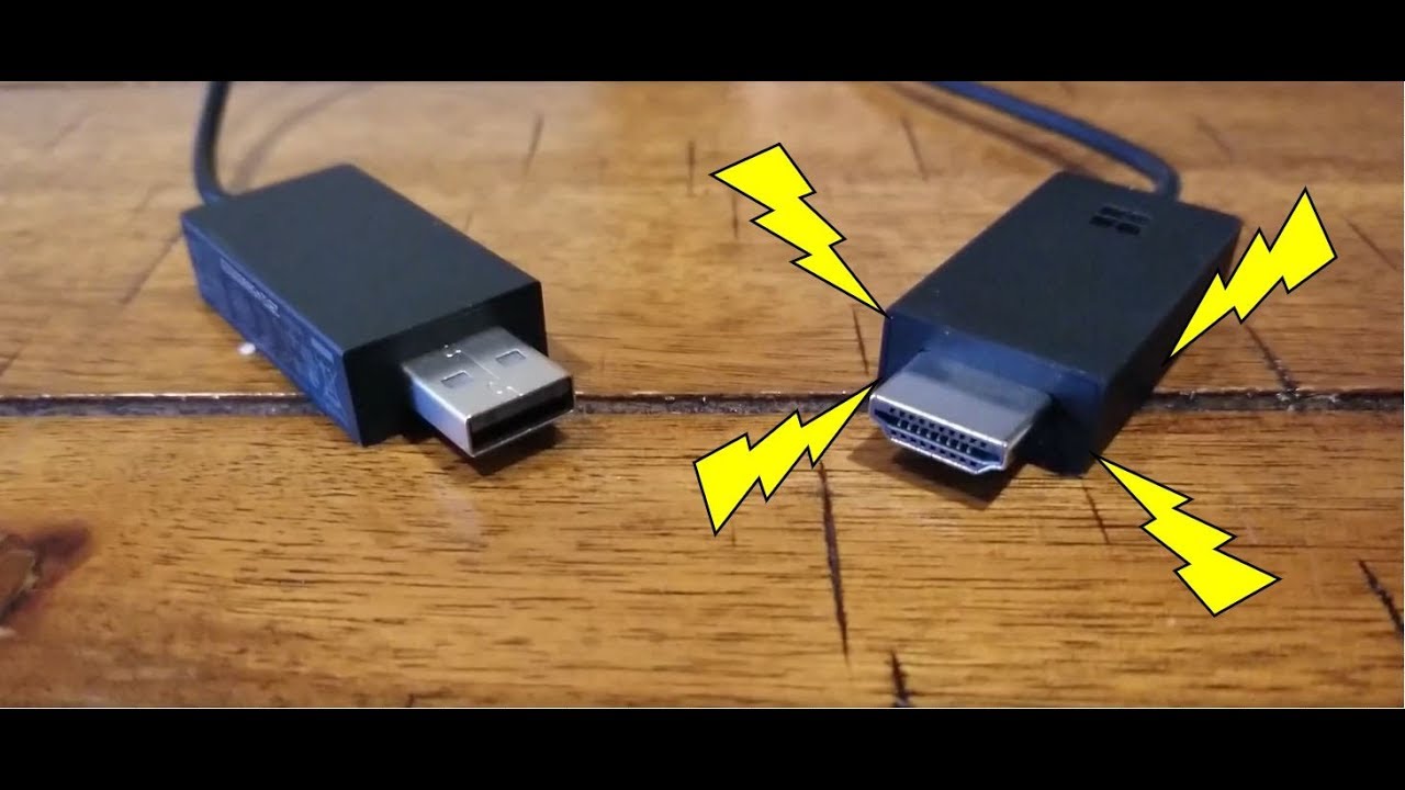 Wireless HDMI - Microsoft Wireless Display adapter - YouTube