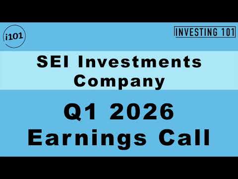 SEI Investments Company Q1 2026 Earnings Call | EPS Beats On Record $1.5T Assets Under Management.