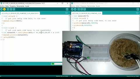 CURSO DE ARDUINO 2021 LECCIÓN 33 Sensor de Humedad YL 69 PIN ANALÓGICO