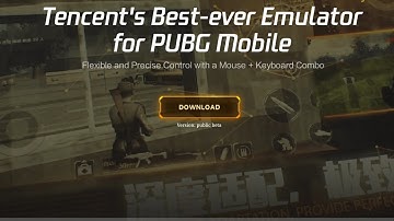 Tencent Official Emulator - PUBG Mobile on PC