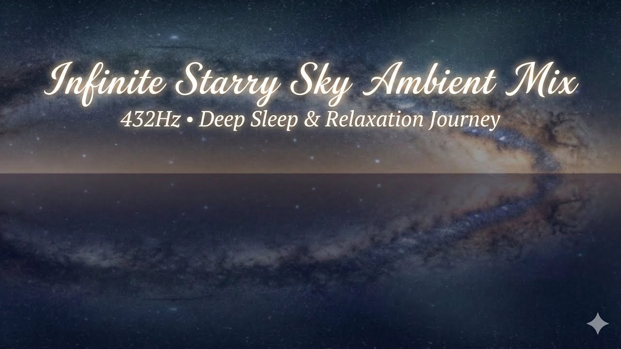Infinite Starry Sky Ambient Mix 432Hz • Deep Sleep & Relaxation Journey