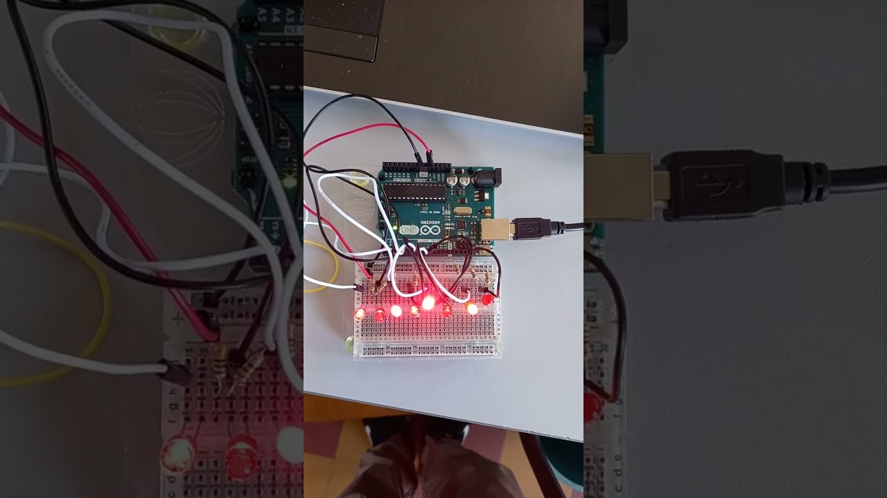 Oef 2: 8 LED laten knipperen in 2 groepen