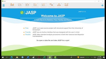 JASP independent measures ANOVA
