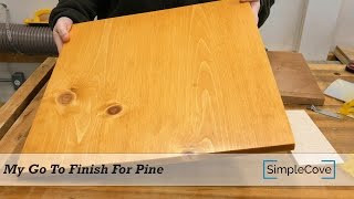 Quick And Easy Stain For Pine That Gives Great Results  Finishing 002